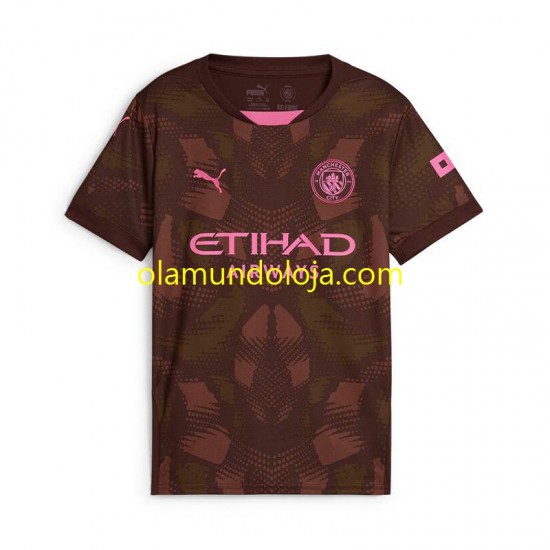 Camisola Manchester City Guarda-redes Homem Equipamento Primeiro 2024-2025 Manga Curta